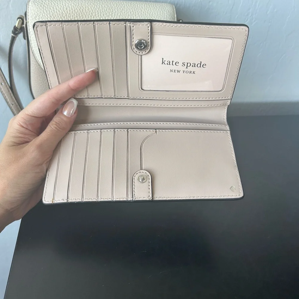 Kate Spade Leila Cream and beige Crossbody Bag Set 7 x5 - Picture 4 of 6